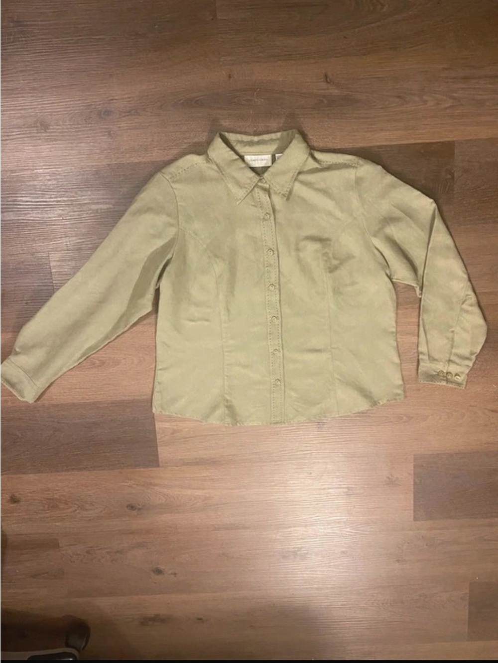 Sage Green Button-up Shirt